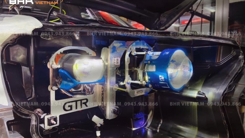 Độ đèn Laser, gầm Ford Ranger | Henvvei L91 X-light + Titan Platinum 
